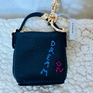 NWT Coach Keychain Mini Purse